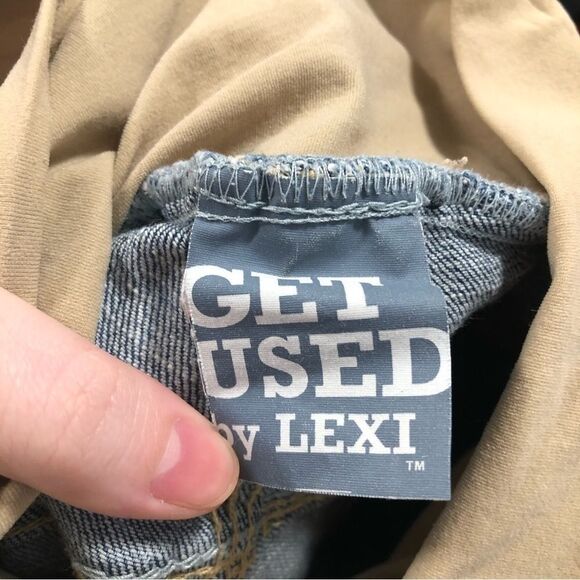 Get Used by Lexi Women's Maternity Secret Fit Belly Cropped Jeans  size small - Picture 5 of 7